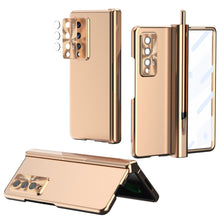 Load image into Gallery viewer, Samsung Galaxy Z Fold4 5G Electroplated Case With Double Hinges and Stylus
