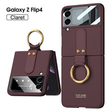 Cargar imagen en el visor de la galería, Samsung Galaxy Z Flip4 Ultra-Thin Hard Cover with Ring