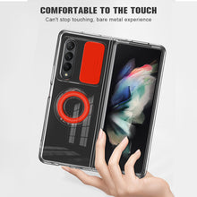 Carregar imagem no visualizador da galeria, Transparent Push Pull Camera  Protector Case for SaMsung z fold3 5G Clear Case For  samsung galaxy z Fold3 5G