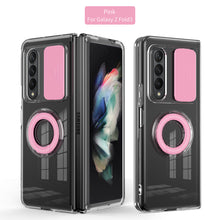 Carregar imagem no visualizador da galeria, Transparent Push Pull Camera  Protector Case for SaMsung z fold3 5G Clear Case For  samsung galaxy z Fold3 5G