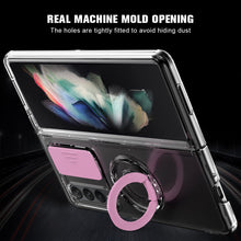 Carregar imagem no visualizador da galeria, Transparent Push Pull Camera  Protector Case for SaMsung z fold3 5G Clear Case For  samsung galaxy z Fold3 5G