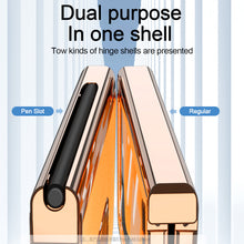 Cargar imagen en el visor de la galería, Samsung Galaxy Z Fold 4 3 2 5G Case With 2PCS Hinge Pen Slot and Capacitive Pen