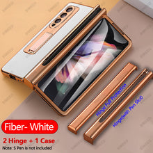 Cargar imagen en el visor de la galería, Samsung Galaxy Z Fold 4 3 2 5G Case With 2PCS Hinge Pen Slot and Capacitive Pen