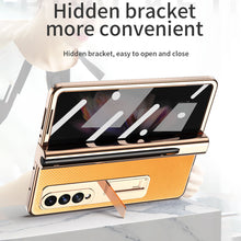 Cargar imagen en el visor de la galería, Samsung Galaxy Z Fold 4 3 2 5G Case With 2PCS Hinge Pen Slot and Capacitive Pen