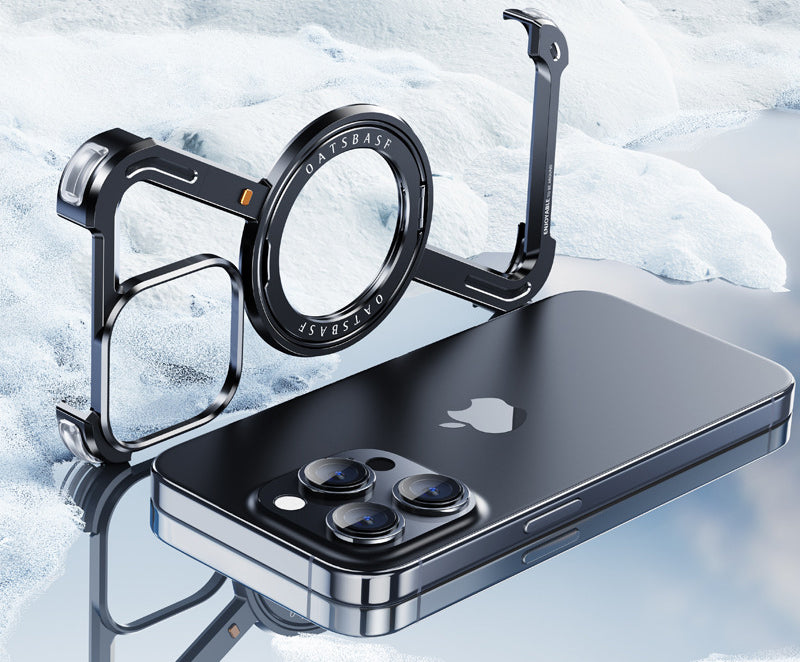 Frameless Metal Z Shell Case For iPhone 15 Series