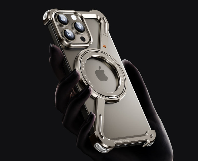 Frameless Metal Z Shell Case For iPhone 15 Series
