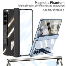 Load image into Gallery viewer, Transparent Magnetic Hinge Bracket Shockproof Phone Case With Screen Protector For Samsung Galaxy Z Fold6
