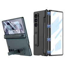 Load image into Gallery viewer, Magnetic Hinge Pen Slot Shockproof Phone Case With Screen Protector For Samsung Galaxy Z Fold 6
