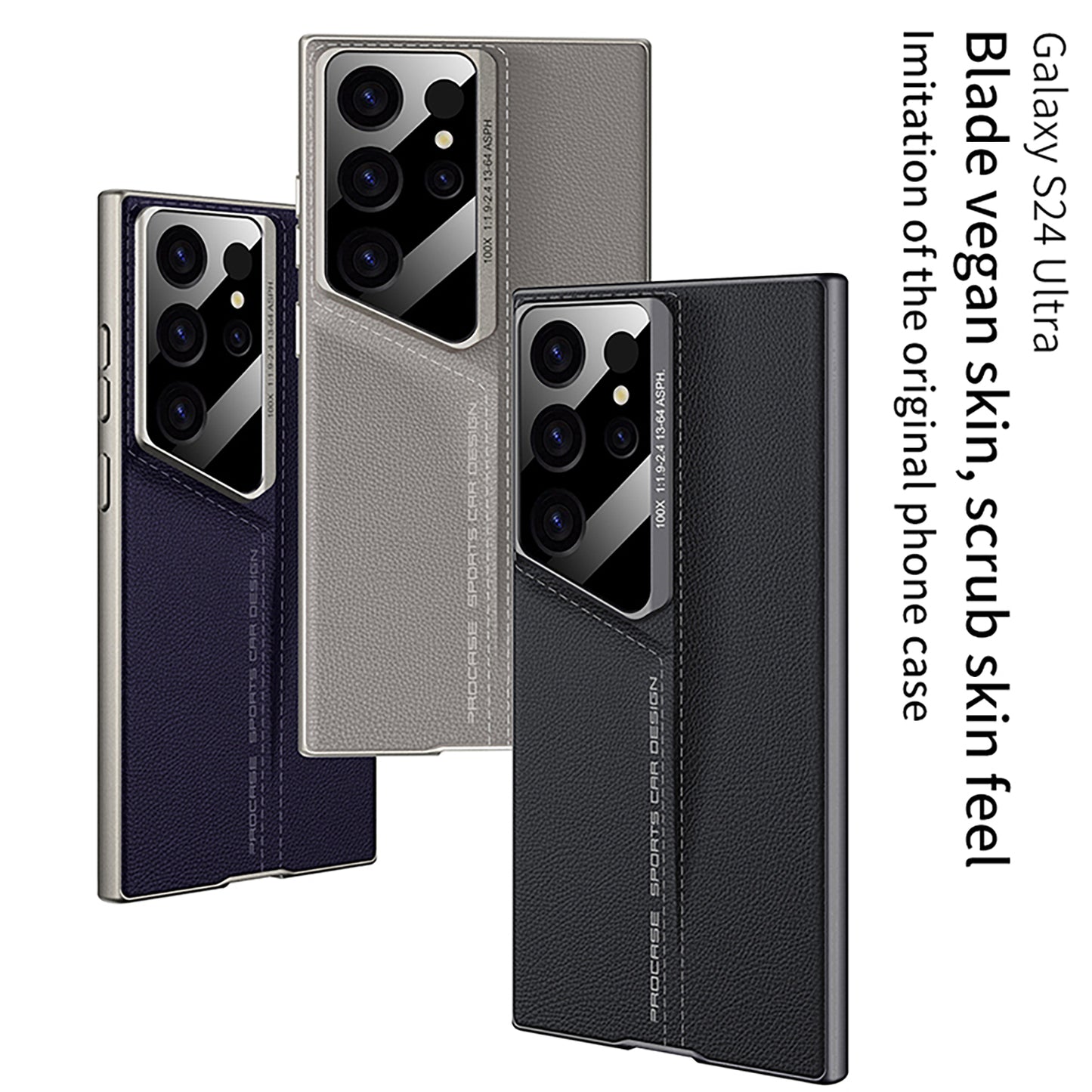Luxury Leather Case For Samsung S24Ultra S23Ultra