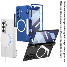 Load image into Gallery viewer, Magnetic Hinge Hidden Bracket All-included Case With Pen Box For Galaxy Z Fold 7/6/5/4/3
