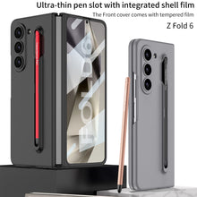 Load image into Gallery viewer, Shockproof Phone Case With Pen Tray Shell and Film For Samsung Galaxy Z Fold 6
