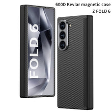 Carregar imagem no visualizador da galeria, Luxury Magnetic Hinge Carbon Fiber Shockproof Phone Case For Samsung Galaxy Z Fold6
