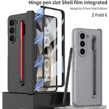 Load image into Gallery viewer, Magnetic Hinge Anti-fall Protective Phone Case With Pen Tray Shell and Film For Samsung Galaxy Z Fold6
