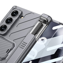 Load image into Gallery viewer, Armor Magnetic Hinge Pen Box Shockproof Phone Case With Screen Protector For Galaxy Z Fold6
