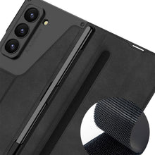 Load image into Gallery viewer, Luxurious Suede Cover Shockproof Phone Case With Screen Protector and Pen Slot For Galaxy Z Fold 7/6/5/4/3
