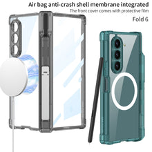 Lade das Bild in den Galerie-Viewer, Transparent Magnetic Shockproof Phone Case With Screen Protector &amp; Pen Box For Samsung Galaxy Z Fold6
