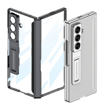 Load image into Gallery viewer, Business-style Electroplated Clear Phone Case For Galaxy Z Fold 7
