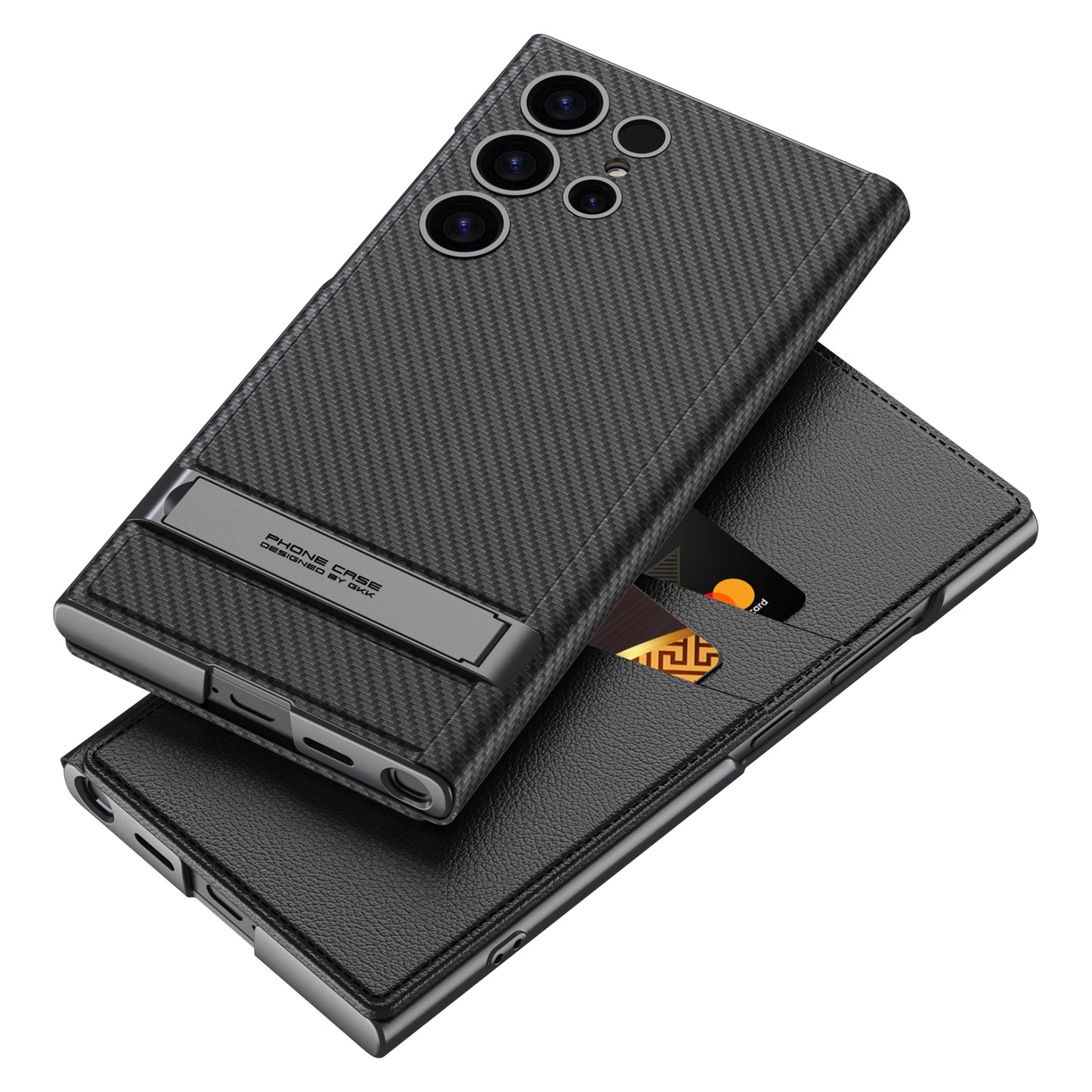 Luxury Leather Cardholder Case With Stand For Samsung S24Ultra S23Ultra