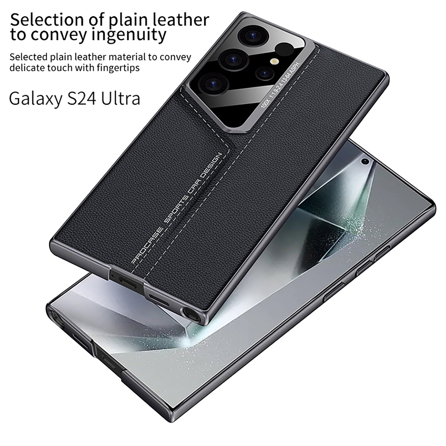 Luxury Leather Case For Samsung S24Ultra S23Ultra