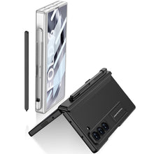 Load image into Gallery viewer, Magnetic Hinge Pen Slot Shockproof Phone Case With Screen Protector For Galaxy Z Fold 6
