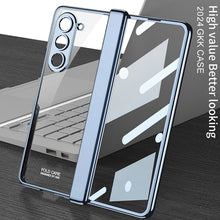 Load image into Gallery viewer, Transparent Magnetic Hinge Shockproof Phone Case With Screen Protector For Galaxy Z Fold6
