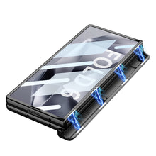 Cargar imagen en el visor de la galería, Transparent Magnetic Hinge Bracket Shockproof Phone Case With Screen Protector For Samsung Galaxy Z Fold6
