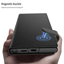 Charger l&#39;image dans la galerie, Magnetic Leather Cardhold Phone Case For Samsung  Galaxy S23/S24 Series
