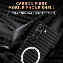 Lade das Bild in den Galerie-Viewer, Luxurious Carbon Fiber Shockproof Galaxy Z Fold Phone Case
