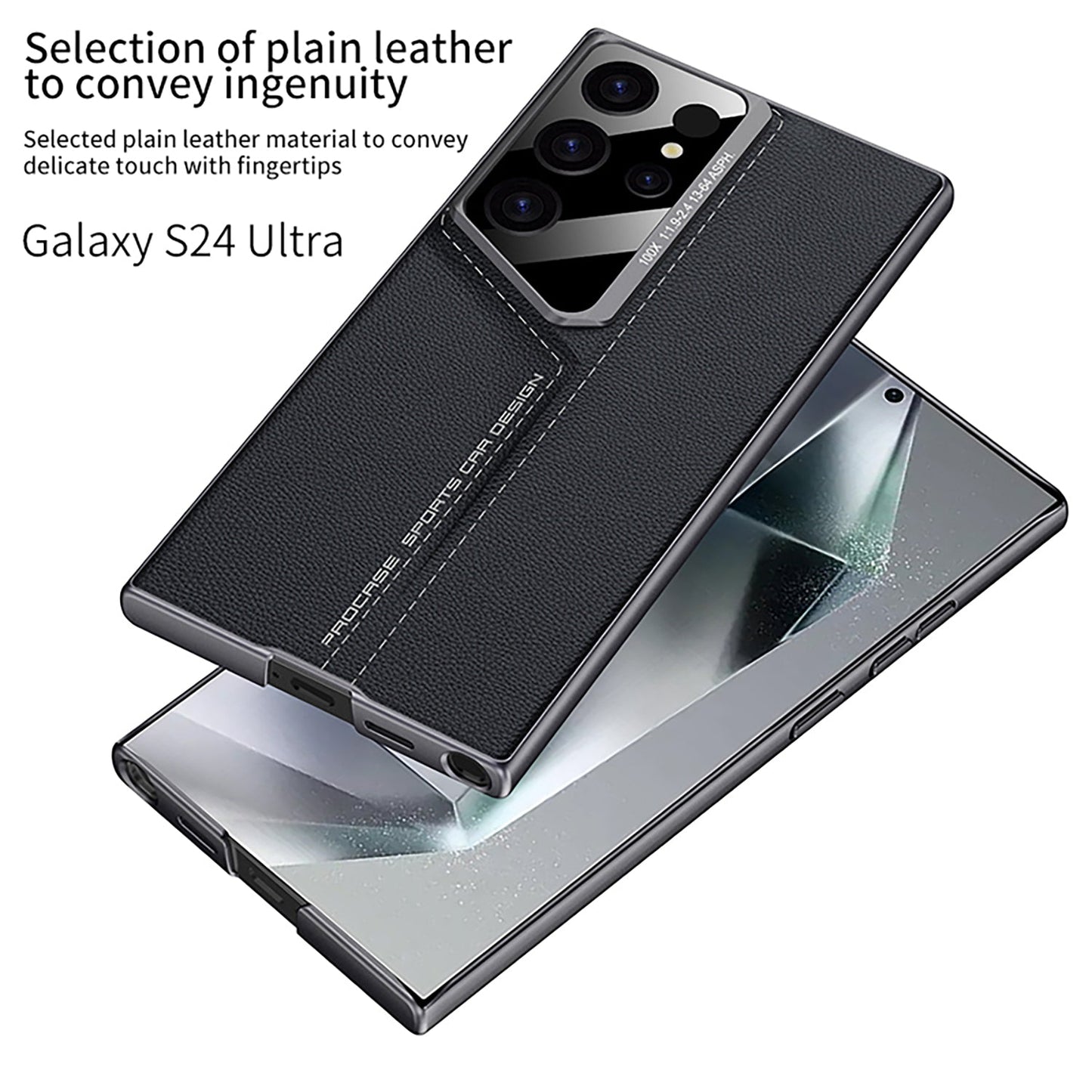 Luxury Leather All-inclusive Anti-fall Protective Phone Case For Samsung Galaxy S24 S23 Ultra
