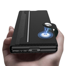 Load image into Gallery viewer, Magnetic Flip Leather Cover Card Holder Anti-Fall Shockproof Phone Case For Galaxy Z Fold 7/6/5
