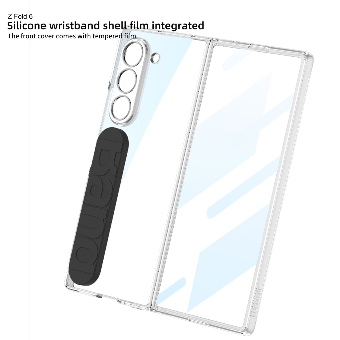 Shockproof Phone Case With Screen Protector & Wristband For Galaxy Z Fold 7/6/5/4