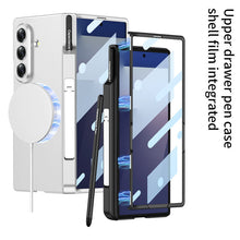Load image into Gallery viewer, Magnetic Hinge Hidden Bracket All-included Case With Pen Box For Galaxy Z Fold 7/6/5/4/3
