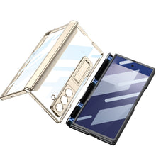 Load image into Gallery viewer, Business-style Electroplated Clear Phone Case For Galaxy Z Fold 7
