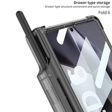 Carregar imagem no visualizador da galeria, Transparent Magnetic Shockproof Phone Case With Screen Protector &amp; Pen Box For Samsung Galaxy Z Fold6
