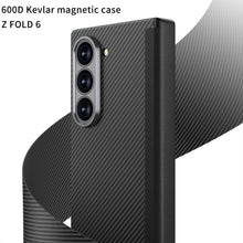 Cargar imagen en el visor de la galería, Luxury Magnetic Hinge Carbon Fiber Shockproof Phone Case For Samsung Galaxy Z Fold6
