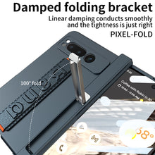 Load image into Gallery viewer, Magnetic Folding All-inclusive Leather Wristband Case With Tempered Film For Google Pixel Fold With Damped Folding Bracket - mycasety2023 Mycasety
