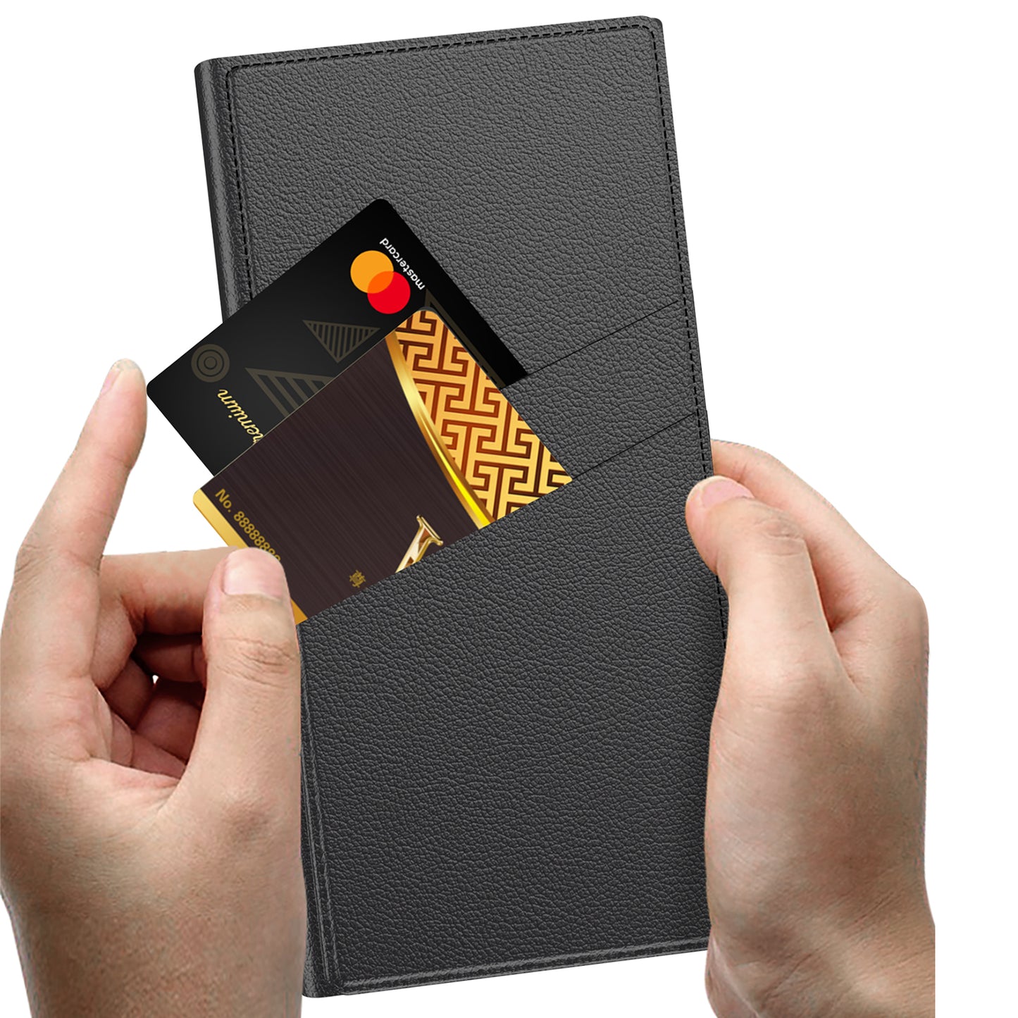 Luxury Leather Cardholder Case With Stand For Samsung S24Ultra S23Ultra