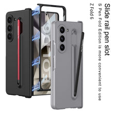 Carregar imagem no visualizador da galeria, Magnetic Hinge Anti-fall Protective Phone Case With Pen Tray Shell and Film For Samsung Galaxy Z Fold6
