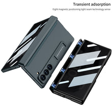 Load image into Gallery viewer, Magnetic Hinge Bracket Shockproof Phone Case With Anti-peeping Back Screen Protector For Galaxy Z Fold 6/5/4/3
