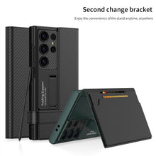 Charger l&#39;image dans la galerie, Magnetic Leather Cardhold Phone Case For Samsung  Galaxy S23/S24 Series
