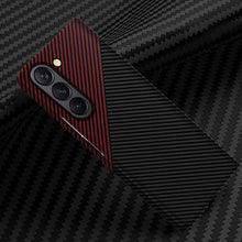 Lade das Bild in den Galerie-Viewer, Luxurious Carbon Fiber Shockproof Galaxy Z Fold Phone Case
