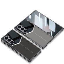 Cargar imagen en el visor de la galería, SPORTS DESIGN | Electroplating Leather Shockproof Phone Case With Screen Protector For Samsung Galaxy Z Fold6
