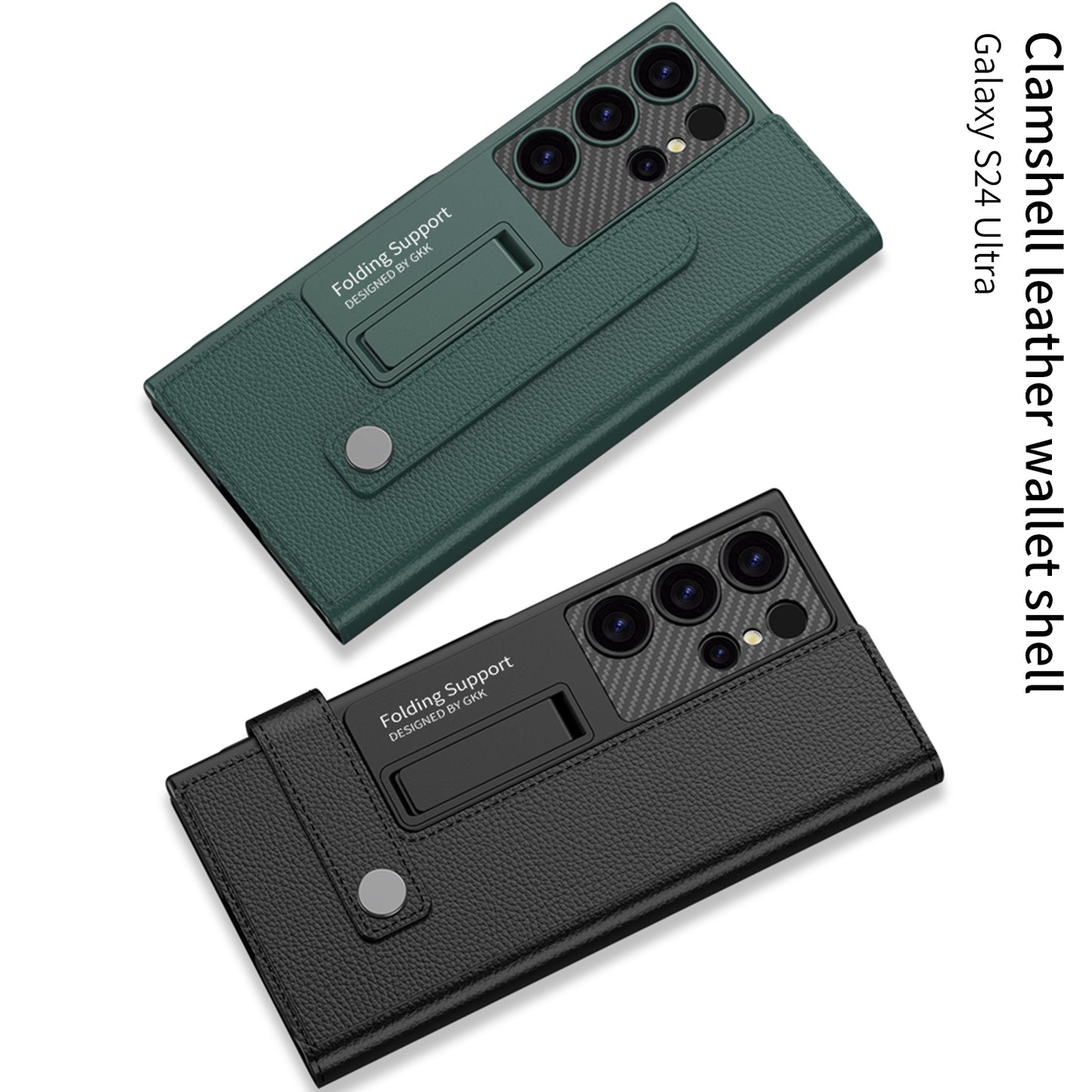 Magnetic Leather Cardhold Phone Case For Samsung  Galaxy S23/S24 Series