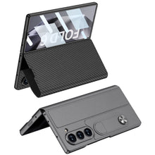 Load image into Gallery viewer, Luxurious Leather Cover Shockproof Phone Case With Screen Protector For Galaxy Z Fold 6/7
