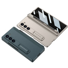 Load image into Gallery viewer, Magnetic Hinge Pen Slot Hidden Bracket All-included Case With Back Screen Protector For Galaxy Z Fold 7/6/5/4/3
