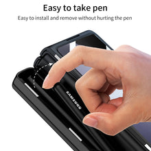 Load image into Gallery viewer, Magnetic Hinge Pen Box Protective Leather Phone Case With Back Screen Glass For Samsung Galaxy Z Fold 5/4/3 5G - mycasety2023 Mycasety
