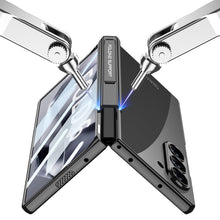 Load image into Gallery viewer, Transparent Magnetic Hinge Bracket Shockproof Phone Case With Screen Protector For Galaxy Z Fold 6/7
