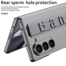 Carregar imagem no visualizador da galeria, Luxury Wristband Holder Shockproof Phone Case With Back Screen Protector For Samsung Galaxy Z Fold6
