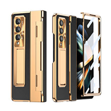 Load image into Gallery viewer, Armor Electroplated Anti-fall Protective Phone Case For Samsung Galaxy Z Fold3/4/5 With Back Screen Glass - Mycasety Mycasety
