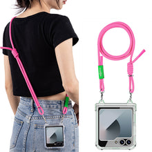 Charger l&#39;image dans la galerie, Shockproof Phone Case With Lanyard For Galaxy Z Flip 6/5/4/3
